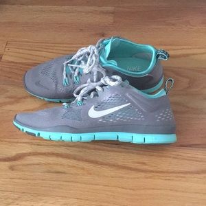 Nike Free 5.0, Mint Green and Grey, Size 7.5